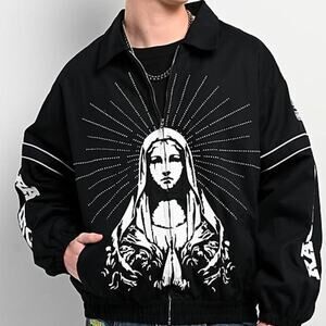 Sadboyz racing virgin mary jacket LARGE